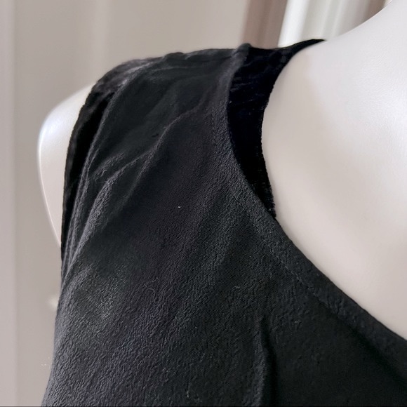 J.Jill Whisper Crepe Black Maxi Dress Size 8 NWT $129.00 - Picture 8 of 17